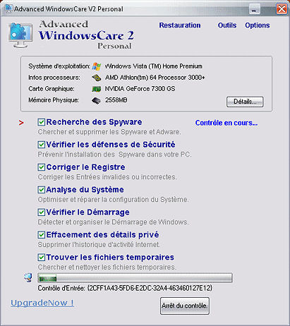 Recherche problemes...